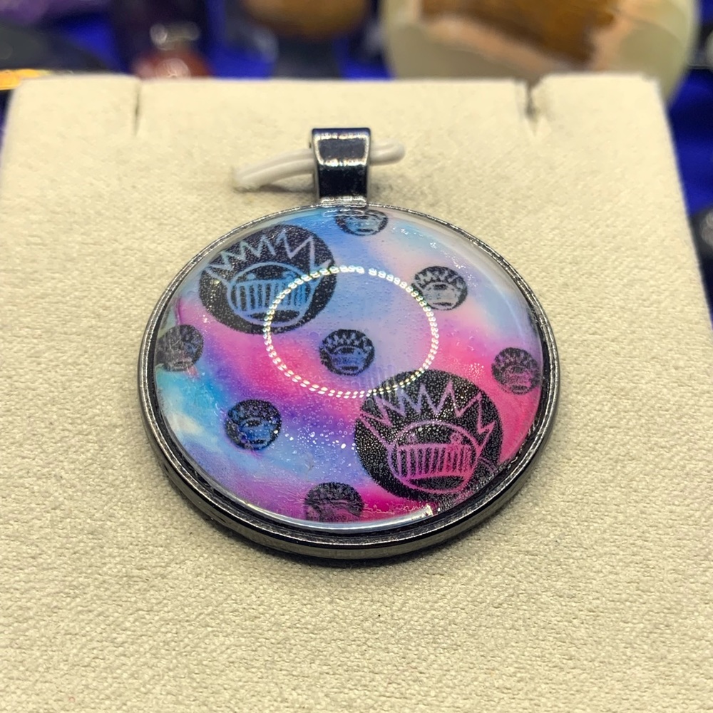 WEEN Boognish Tie-Dye Pendant Necklace! With Chain & FREE WEEN GIFT! - Picture 4 of 11